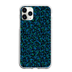 Чехол для iPhone 11 Pro Max матовый с принтом Абстрактный зелено-синий узор  в Тюмени, Силикон |  | абстрактный | вкрапления | зеленый | молодежный | мраморный | синий | современный | черный и синий