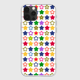 Чехол для iPhone 12 Pro Max с принтом Разноцветные звездочки  в Тюмени, Силикон |  | абстрактный | детский | звезды | зеленый | красный | летний | разноцветные звезды | синий | современный