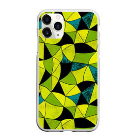 Чехол для iPhone 11 Pro матовый с принтом Гранжевый яркий зеленый  в Тюмени, Силикон |  | абстрактный | гранжевая текстура | зеленый | летний | молодежный | современный | ярко желтый