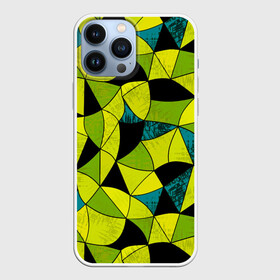 Чехол для iPhone 13 Pro Max с принтом Гранжевый яркий зеленый в Тюмени,  |  | абстрактный | гранжевая текстура | зеленый | летний | молодежный | современный | ярко желтый