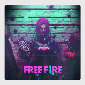 Магнитный плакат 3Х3 с принтом FREE FIRE в Тюмени, Полимерный материал с магнитным слоем | 9 деталей размером 9*9 см | Тематика изображения на принте: ff | free fire | game | gamer | games | garena | hacker | pro gamer | гарена | гексагон | игра | текстура | фри фаер | фф | хакер