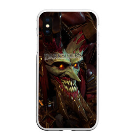 Чехол для iPhone XS Max матовый с принтом Darksiders | Гнев Войны (Z) в Тюмени, Силикон | Область печати: задняя сторона чехла, без боковых панелей | azrael | darksiders | darksiders 2 | darksiders 3 | griever | silitha | tiamat | ulthane | vulgrim | wrath of war | всадник апокалипсиса | гнев войны | обугленный совет | руина | ультэйн | чёрный молот