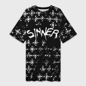 Платье-футболка 3D с принтом FAR CRY 5 ГРЕШНИК   SINNER в Тюмени,  |  | far cry | sinner | ubisoft | врата эдема | грешник | иосиф сид | монтана | секта | сектанты | символ | фар край | юбисофт