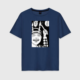 Женская футболка хлопок Oversize с принтом Соичи дзюндзи ито в Тюмени, 100% хлопок | свободный крой, круглый ворот, спущенный рукав, длина до линии бедер
 | аниме | дзюндзи ито | манга | соити | соичи