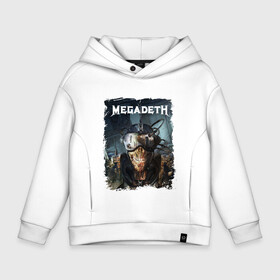 Детское худи Oversize хлопок с принтом Megadeth | Poster (Z) в Тюмени, френч-терри — 70% хлопок, 30% полиэстер. Мягкий теплый начес внутри —100% хлопок | боковые карманы, эластичные манжеты и нижняя кромка, капюшон на магнитной кнопке | dave mustaine | megadeth | music | rock | дирк вербурен | дэвид эллефсон | дэйв мастейн | кико лоурейро | мегадеф | мегадэф | музыка | рок | трэш метал | хард рок | хеви метал