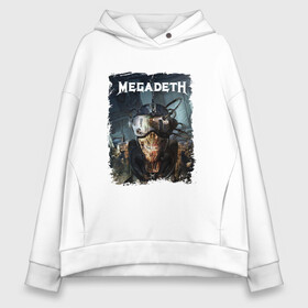 Женское худи Oversize хлопок с принтом Megadeth | Poster (Z) в Тюмени, френч-терри — 70% хлопок, 30% полиэстер. Мягкий теплый начес внутри —100% хлопок | боковые карманы, эластичные манжеты и нижняя кромка, капюшон на магнитной кнопке | dave mustaine | megadeth | music | rock | дирк вербурен | дэвид эллефсон | дэйв мастейн | кико лоурейро | мегадеф | мегадэф | музыка | рок | трэш метал | хард рок | хеви метал