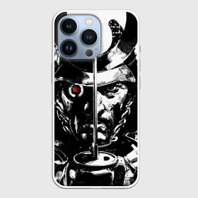 Чехол для iPhone 13 Pro с принтом Самурай | ЧБ | Лого (+спина) (Z) в Тюмени,  |  | game | ghost of tsushim | jin sakai | ninja | samurai | the ghost of tsushima | буке | вакидзаси | воин | вояк | дайсё | дзин сакай | иайто | игра | катана | кодати | мононофу | мститель | мушя | ниндзя | нодати | одати | призрак цусимы | с