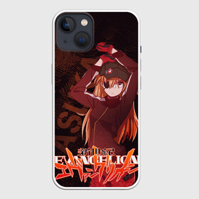 Чехол для iPhone 13 с принтом Аска Евангелион в Тюмени,  |  | evangelion | neon genesis evangelion | аска | евангелион | лэнгли | пилот | сорью