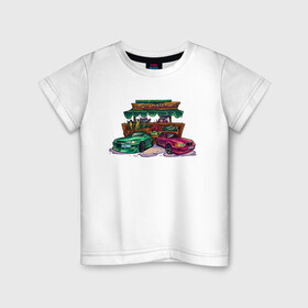 Детская футболка хлопок с принтом овощи в Тюмени, 100% хлопок | круглый вырез горловины, полуприлегающий силуэт, длина до линии бедер | cresta | japan | japanese | jdm | jdmeveryday | jzx90 | mark | mark2 | автомобиль | ждм | марк | марковник | машина