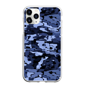 Чехол для iPhone 11 Pro матовый с принтом Синий камуфляж в клетку  в Тюмени, Силикон |  | для мальчиков | камуфляж | клетка | клетчатый узор | мужской | популярный | синий | современный | спортивный