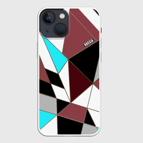 Чехол для iPhone 13 mini с принтом Геометрический узор в Тюмени,  |  | абстрактный | молодежный | патриотический | россия | современный | спортивный | треугольники