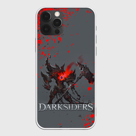 Чехол для iPhone 12 Pro Max с принтом Darksiders | Гнев Войны (Z) в Тюмени, Силикон |  | azrael | darksiders | darksiders 2 | darksiders 3 | griever | silitha | tiamat | ulthane | vulgrim | wrath of war | всадник апокалипсиса | гнев войны | обугленный совет | руина | ультэйн | чёрный молот