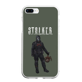 Чехол для iPhone 7Plus/8 Plus матовый с принтом S.T.A.L.K.E.R. | С.Т.А.Л.К.Е.Р (+спина) в Тюмени, Силикон | Область печати: задняя сторона чехла, без боковых панелей | chernobyl | pripyat | s.t.a.l.k.e.r. 2 | shadow of chernobyl | stalker | stalker 2 | воля | меченый | припять | свобода | свобода воля | сталкер | сталкер 2 | тени чернобыля | чернобыль