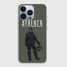 Чехол для iPhone 13 Pro с принтом S.T.A.L.K.E.R. | С.Т.А.Л.К.Е.Р (+спина) в Тюмени,  |  | chernobyl | pripyat | s.t.a.l.k.e.r. 2 | shadow of chernobyl | stalker | stalker 2 | воля | меченый | припять | свобода | свобода воля | сталкер | сталкер 2 | тени чернобыля | чернобыль