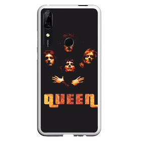 Чехол для Honor P Smart Z с принтом Queen в Тюмени, Силикон | Область печати: задняя сторона чехла, без боковых панелей | freddie mercury | queen | полигональная | рок | рок группа | рок музыка | фредди меркьюри