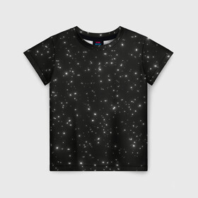 Детская футболка 3D с принтом Звезды в Тюмени, 100% гипоаллергенный полиэфир | прямой крой, круглый вырез горловины, длина до линии бедер, чуть спущенное плечо, ткань немного тянется | astronomy | flicker | shine | sky | space | star | starry sky | stars | астрономия | звезда | звездное небо | звездочка | звездочки | звезды | космос | мерцание | мерцающая звезда | мерцающие звезды | небо | сияние
