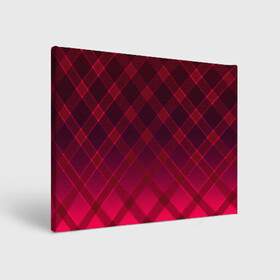 Холст прямоугольный с принтом Геометрический абстрактный узо в Тюмени, 100% ПВХ |  | абстрактный | геометрический | градиентный | клетчатый | красный | красный в клетку | плед | темный красный