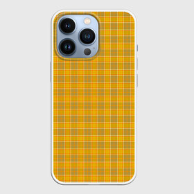 Чехол для iPhone 13 Pro с принтом Клетка N2 в Тюмени,  |  | pattern yellow | желтый | клетка | узор | шотландская