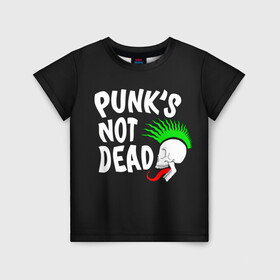 Детская футболка 3D с принтом Веселый панк в Тюмени, 100% гипоаллергенный полиэфир | прямой крой, круглый вырез горловины, длина до линии бедер, чуть спущенное плечо, ткань немного тянется | alternative | music | punk | punks not dead | rock | альтернатива | музыка | панк | панки не умерают | панкс нот дэд | рок