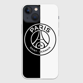 Чехол для iPhone 13 mini с принтом ФК ПСЖ   PSG BLACK  WHITE в Тюмени,  |  | paris saint germain | psg | saint | sport | париж | псг | спорт | футбол