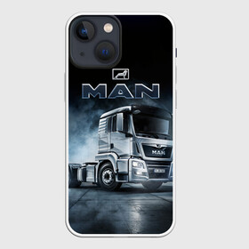 Чехол для iPhone 13 mini с принтом Man фура в Тюмени,  |  | man | man truck | man грузовик | truck | trucks | грузовик | грузовики | дальнобои | дальнобой | дальнобойщик | мен | мен грузовик | фура | фуры