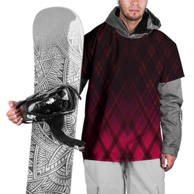 Накидка на куртку 3D с принтом Геометрический градиентный фон в Тюмени, 100% полиэстер |  | абстрактный | вишневый | геометрический | градиентный | клетка | красный | модный | плед | современный
