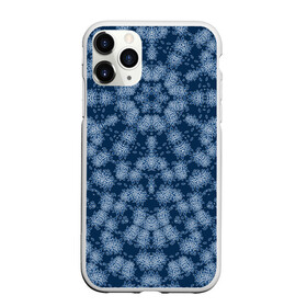 Чехол для iPhone 11 Pro матовый с принтом Модный  абстрактный узор  в Тюмени, Силикон |  | калейдоскоп | летний | модный | молодежный | пляжный рисунок | синий | современный | цветочный орнамент
