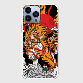 Чехол для iPhone 13 Pro Max с принтом Самурайский тигр в Тюмени,  |  | воин | год тигра | закат | крупная кошка | полосы | тигр | тигриная лапа | хищник
