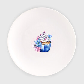 Тарелка с принтом Cupcake. Десерт с цветами в Тюмени, фарфор | диаметр - 210 мм
диаметр для нанесения принта - 120 мм | cupcake | десерт | десерты | капкейк | кекс | кондитерка | кондитерский | сладкое | сладости | цветочки | цветы