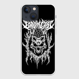 Чехол для iPhone 13 mini с принтом Baby Metal Wolf в Тюмени,  |  | alternative | baby metal | babymetal | metall | music | rock | альтернатива | каваий метал | металл | моа кикути | музыка | рок | судзука накамото | юи мидзуно