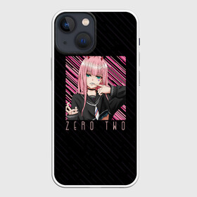 Чехол для iPhone 13 mini с принтом Zero Two в квадрате в Тюмени,  |  | darling | darling in the franxx | zero two | вайфу | зеро ту | код 002 | любимый во франксе | франкс