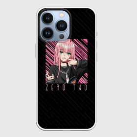 Чехол для iPhone 13 Pro с принтом Zero Two в квадрате в Тюмени,  |  | darling | darling in the franxx | zero two | вайфу | зеро ту | код 002 | любимый во франксе | франкс