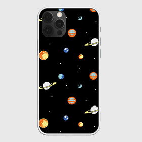 Чехол для iPhone 12 Pro Max с принтом Планеты в космосе в Тюмени, Силикон |  | венера | звезды | земля | иллюстрация | космос | паттерн | планеты | рисунок | сатурн | черный | юпитер