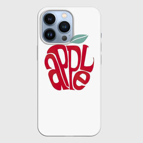 Чехол для iPhone 13 Pro с принтом Красное яблочко в Тюмени,  |  | Тематика изображения на принте: apple | red apple | красное яблоко | фруктовое | фруктовый | фрукты | яблоко | яблони | яблоня