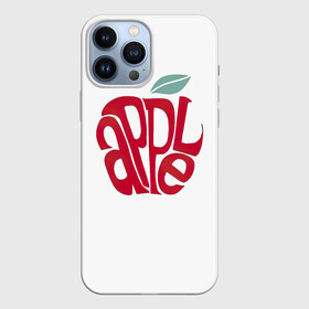 Чехол для iPhone 13 Pro Max с принтом Красное яблочко в Тюмени,  |  | Тематика изображения на принте: apple | red apple | красное яблоко | фруктовое | фруктовый | фрукты | яблоко | яблони | яблоня