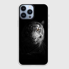 Чехол для iPhone 13 Pro Max с принтом БЕЛЫЙ ТИГР в Тюмени,  |  | animal | art | beast | cat | hunter | picture | power | strong | tiger | white | белый | благородный | гордый | дикие | животные | звери | кошки | охотник | тигр | хищник | царь