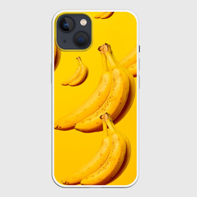 Чехол для iPhone 13 с принтом Банановый рай в Тюмени,  |  | банановый | бананы | желтый | кожура | фрукты