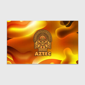 Бумага для упаковки 3D с принтом Aztec Ацтеки в Тюмени, пластик и полированная сталь | круглая форма, металлическое крепление в виде кольца | Тематика изображения на принте: ацтеки | ацтекская империя | индеец | индейцы | символ | фигурка