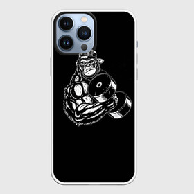 Чехол для iPhone 13 Pro Max с принтом Ironmonkey в Тюмени,  |  | fitness | gorilla | gym | monkey | power | sport | strength | горилла | качалка | мощь | сила | спорт | фитнес