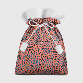 Подарочный 3D мешок с принтом Леопардовый принт на розовом в Тюмени, 100% полиэстер | Размер: 29*39 см | абстракция | африканский | леопардовые пятна | леопардовый принт | розовый | сафари