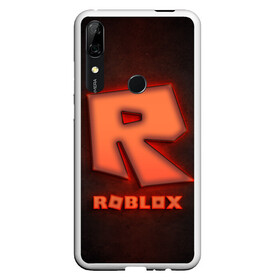 Чехол для Honor P Smart Z с принтом ROBLOX NEON RED в Тюмени, Силикон | Область печати: задняя сторона чехла, без боковых панелей | Тематика изображения на принте: neon | roblox | игра | компьютерная игра | логотип | неон | онлайн | онлайн игра | роблакс | роблокс