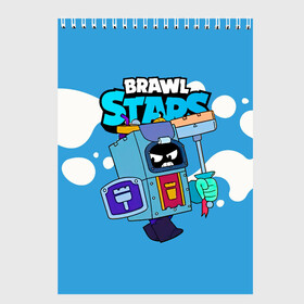 Скетчбук с принтом Ash Brawl Stars Эш  в Тюмени, 100% бумага
 | 48 листов, плотность листов — 100 г/м2, плотность картонной обложки — 250 г/м2. Листы скреплены сверху удобной пружинной спиралью | Тематика изображения на принте: ash | brawl | brawl stars | brawlstars | brawl_stars | аш | бравл | бравлстарс | эш