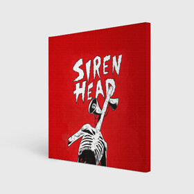 Холст квадратный с принтом Red Siren Head в Тюмени, 100% ПВХ |  | games | monster | siren head | игры | лес | монстр | сирена | сиреноголовый | страшилка | ужастик | хоррор