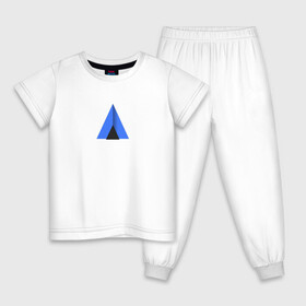 Детская пижама хлопок с принтом Ctlos в Тюмени, 100% хлопок |  брюки и футболка прямого кроя, без карманов, на брюках мягкая резинка на поясе и по низу штанин
 | Тематика изображения на принте: arch | archlinux | ctlos | linux | линукс | логотип