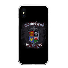 Чехол для iPhone XS Max матовый с принтом Shield of Motorhead в Тюмени, Силикон | Область печати: задняя сторона чехла, без боковых панелей | Тематика изображения на принте: alternative | metall | motorhead | music | rock | альтернатива | металл | моторхед | моторхэд | музыка | рок