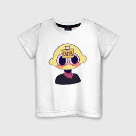 Детская футболка хлопок с принтом lemonde  в Тюмени, 100% хлопок | круглый вырез горловины, полуприлегающий силуэт, длина до линии бедер | friday night | funkin music | ninjamuffin99 | pretty dope | лимон | ритм