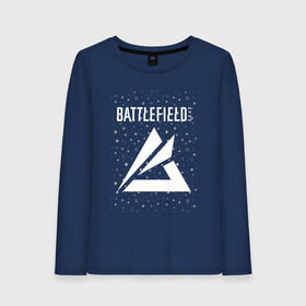 Женский лонгслив хлопок с принтом Battlefield Portal - Stars в Тюмени, 100% хлопок |  | 2042 | battle | battlefield | fps | game | games | logo | portal | royale | shooter | батлфилд | битва | звезды | игра | игры | королевская | космос | лого | портал | шутер