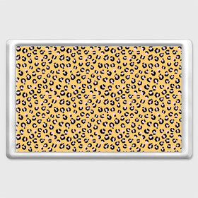 Магнит 45*70 с принтом Желтый леопардовый принт в Тюмени, Пластик | Размер: 78*52 мм; Размер печати: 70*45 | желтый | леопардовый принт | паттерн | пятна | пятнистый | розовый | текстура