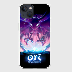 Чехол для iPhone 13 с принтом Shriek ori в Тюмени,  |  | Тематика изображения на принте: adventure | computer game | ori | ori and the will of the wisps | shriek | spirit of the forest | дух леса | компьютерная игра | крик | ори | ори и блуждающие огоньки | приключения