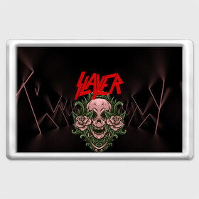 Магнит 45*70 с принтом SLAYER | УБИЙЦА (Z) в Тюмени, Пластик | Размер: 78*52 мм; Размер печати: 70*45 | Тематика изображения на принте: rock | slayer | грув метал | джеф ханнем | керри кинг | ню метал | рок | трэш метал